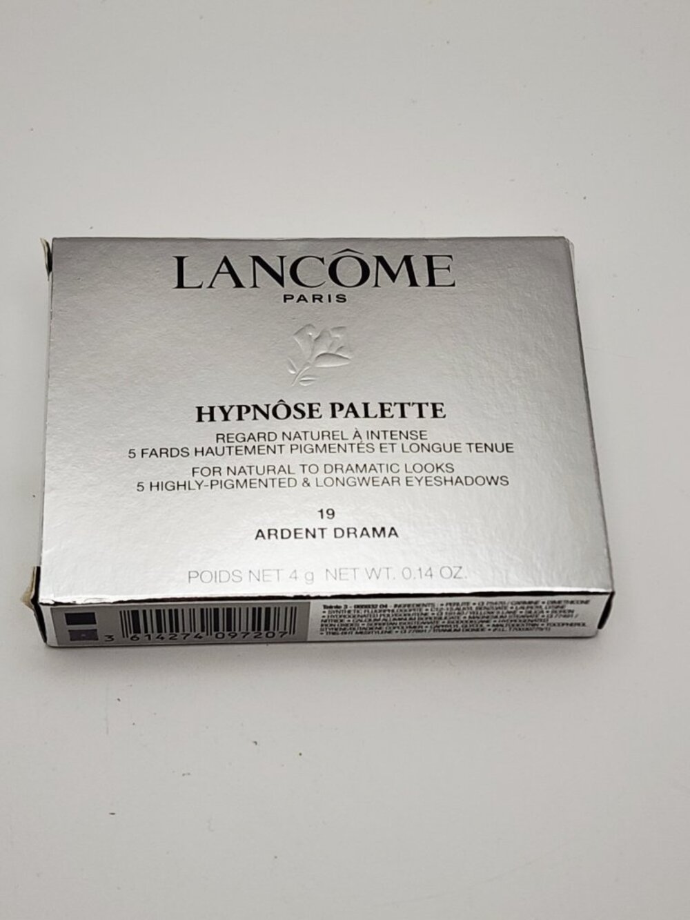 Lancome Hypnose Eyeshadow Palette 5 Color Eyeshadow Argent Drama New In Box